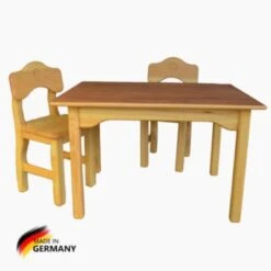 MADERA Made In Germany Kindertisch Groß Und 2 Stühlen