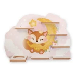 Kreative Feder Wandregal "Kleiner Fuchs" Passend Für Tonie-Box Und Figuren