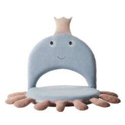 CROCHETTS Ktopus-Sitz In Häkelmaschen Gestrickt, 45 Cm.