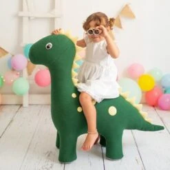 CROCHETTS Plüschsdinosauria Dina Maxi Gehäkeltes Gestricktes, 103 Cm -Mytoys Home Store 26270881 06