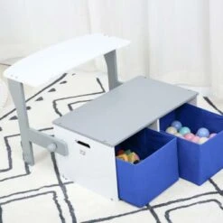 Baby Vivo 3in1 Tisch- Und Sitzbank Mit Spielzeugkisten - Felix -Mytoys Home Store 26292541 05