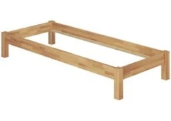 Erst-Holz® Einzelbett Extra Breit 120x200 Mit Federholzrahmen -Mytoys Home Store 26390163 06