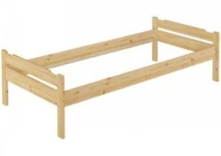 Erst-Holz® Schmales Bettgestell Kiefer Massiv 80x200