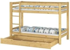 Erst-Holz® Etagenbett 90x200 Kiefer Massiv + Rollrost + Bettkasten -Mytoys Home Store 26390214 03