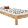 Erst-Holz® Einzelbett Breit Überlänge 120x220 Mit Federholzrahmen Und Matratze