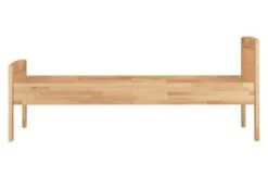 Erst-Holz® Hohes Buchenholz-Einzelbett Mit Federleisten Und Matratze 100x200 -Mytoys Home Store 26390435 06