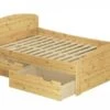 Erst-Holz® Funktionsbett 140x200 Kiefer Massiv Mit Rost Und 3 Staukästen -Mytoys Home Store 26390439 01