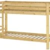 Erst-Holz® Kinderetagenbett 90x200 Kiefer In Natur + 2 Rollrost