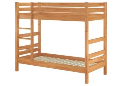 Erst-Holz® Etagenbett 90x200 Buche Massiv Mit Rollrosten 3 Erst-Holz® Etagenbett 90x200 Buche Massiv Mit Rollrosten