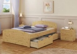 Erst-Holz® Funktionsbett 160x200 + Rollrost + Matratze + 3 Staukästen 10 Erst-Holz® Funktionsbett 160x200 + Rollrost + Matratze + 3 Staukästen -Mytoys Home Store 26390540 03
