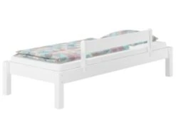 Erst-Holz® Weißes Niedriges Bettgestell 90x200 Kiefer Massiv -Mytoys Home Store 26390541 04