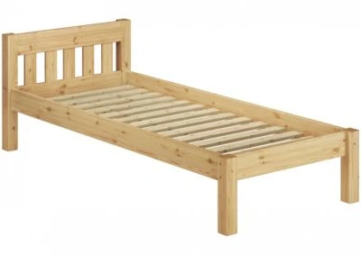 Erst-Holz® Kurzes Einzelbett 90x190 Kiefer Massiv Mit Rost 3 Erst-Holz® Kurzes Einzelbett 90x190 Kiefer Massiv Mit Rost
