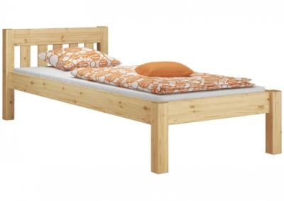 Erst-Holz® Kurzes Einzelbett 90x190 Kiefer Massiv Mit Rost 4 Erst-Holz® Kurzes Einzelbett 90x190 Kiefer Massiv Mit Rost – Bild 2