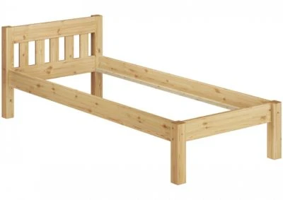 Erst-Holz® Kurzes Einzelbett 90x190 Kiefer Massiv Mit Rost 6 Erst-Holz® Kurzes Einzelbett 90x190 Kiefer Massiv Mit Rost – Bild 4