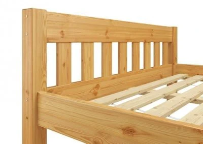 Erst-Holz® Kurzes Einzelbett 90x190 Kiefer Massiv Mit Rost 7 Erst-Holz® Kurzes Einzelbett 90x190 Kiefer Massiv Mit Rost – Bild 5