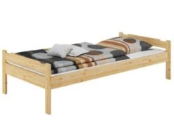Erst-Holz® Massivholz-Bettgestell Kiefer 90x200 10 Erst-Holz® Massivholz-Bettgestell Kiefer 90x200 -Mytoys Home Store 26390561 03