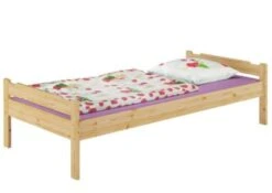 Erst-Holz® Massivholz-Bettgestell Kiefer 90x200 11 Erst-Holz® Massivholz-Bettgestell Kiefer 90x200 -Mytoys Home Store 26390561 04