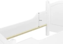 Erst-Holz® Holzbett Hoch Massivholz Weiß 90x200 Mit Federholzrahmen -Mytoys Home Store 26390580 05