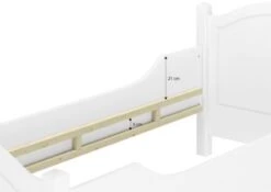 Erst-Holz® Holzbett Hoch Massivholz Weiß 90x200 Mit Federholzrahmen -Mytoys Home Store 26390580 06