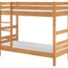 Erst-Holz® Etagenbett 90x200 Buche Natur Mit Rollrosten Und Matratzen -Mytoys Home Store 26390594 01