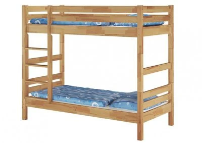 Erst-Holz® Etagenbett 90x200 Buche Natur Mit Rollrosten Und Matratzen 4 Erst-Holz® Etagenbett 90x200 Buche Natur Mit Rollrosten Und Matratzen – Bild 2