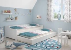 Erst-Holz® Set: Sofabett Weiß Aus Kiefer, Rost, Matratze 90x200 -Mytoys Home Store 26390603 06