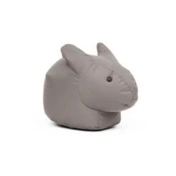 SITTING BULL Sitzsack HAPPY ZOO HASE BUNNY Sitzkissen Grau