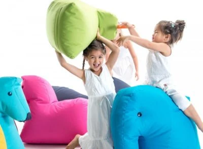 SITTING BULL Sitzsack HAPPY ZOO HASE BUNNY Sitzkissen Grau 5 SITTING BULL Sitzsack HAPPY ZOO HASE BUNNY Sitzkissen Grau – Bild 3