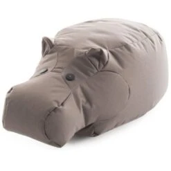 SITTING BULL Sitzsack HAPPY ZOO NILPFERD HIPPO Sitzkissen Grau -Mytoys Home Store 26597844 02