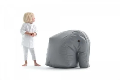 SITTING BULL Sitzsack HAPPY ZOO ELEFANT CHARLY Sitzkissen Grau 6 SITTING BULL Sitzsack HAPPY ZOO ELEFANT CHARLY Sitzkissen Grau – Bild 4