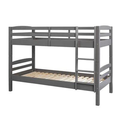 HTI-Living Etagenbett Lavius Massivholz Dunkelgrau 3 HTI-Living Etagenbett Lavius Massivholz Dunkelgrau