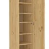 Erst-Holz® Holzschrank Kiefer Massiv Spind Mit Fächer