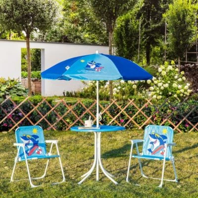 Outsunny Kindersitzgruppe Mit Tisch Und Sonnenschirm 5 Outsunny Kindersitzgruppe Mit Tisch Und Sonnenschirm – Bild 3
