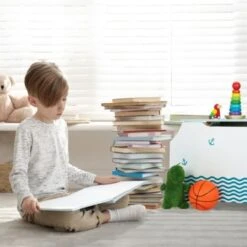 Relaxdays Spielzeugtruhe Mit Bücherfächern -Mytoys Home Store 27043688 03