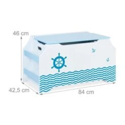 Relaxdays Spielzeugtruhe Mit Bücherfächern -Mytoys Home Store 27043688 04