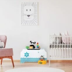 Relaxdays Spielzeugtruhe Mit Bücherfächern -Mytoys Home Store 27043688 06