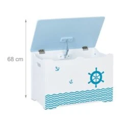 Relaxdays Spielzeugtruhe Im Seefahrt-Design -Mytoys Home Store 27043751 05