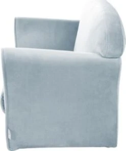 Roba Kindersofa „Lil Sofa“ Mit Armlehnen, Bequeme Kindercouch Mit Hellblauem Samtstoff Bezogen -Mytoys Home Store 27131495 03