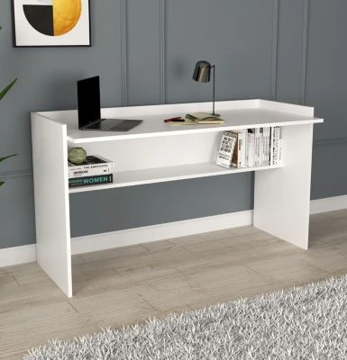 VCM Holz Schreibtisch Computertisch Arbeitstisch Bürotisch Büro Ablagefach TilusXL 4 VCM Holz Schreibtisch Computertisch Arbeitstisch Bürotisch Büro Ablagefach TilusXL – Bild 2