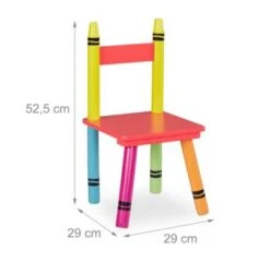 Relaxdays 3-teilige Kindersitzgruppe Bunt -Mytoys Home Store 27263214 05