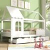 Merax Hausbett 90x200 Cm Mit Schubladen Und Rausfallschutz -Mytoys Home Store 27306977 01
