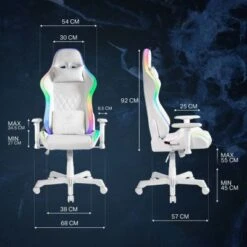 Deltaco GAMING Stuhl Mit LED RGB-Beleuchtung Aus Kunstleder -Mytoys Home Store 27330269 03