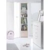 LOMADO® Jugendzimmer Set Mit Eckkleiderschrank ELVA-131 In Weiß Mit Fjord Buche Nb. Und Hellrosa, B/H/T: Ca. 273/193/80 Cm -Mytoys Home Store 27337004 01