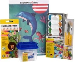 Eberhard Faber Schulstarter-Box, 21-tlg., Inkl. Deckfarbkasten