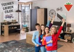 Cilek Kommode Work Mit Aufdruck Schubladen Trennfach Jugendzimmer -Mytoys Home Store 27412283 06