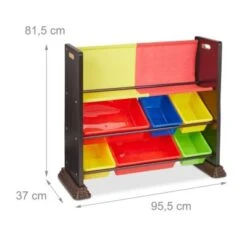 Relaxdays Kinderregal Mit Aufbewahrungsboxen -Mytoys Home Store 27419750 04