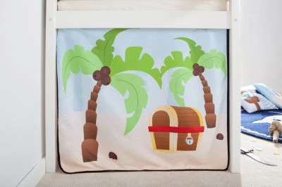 TICAA Hochbett "Pirat Luan" Inkl. Zubehör Kiefer Weiß 7 TICAA Hochbett "Pirat Luan" Inkl. Zubehör Kiefer Weiß – Bild 5