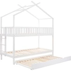 Merax Etagenbett 90x200 Cm Mit Rausfallschutz Und Leiter Inkl. Drei Liegeflächen, Hochbett Mit Bettkasten 10 Merax Etagenbett 90x200 Cm Mit Rausfallschutz Und Leiter Inkl. Drei Liegeflächen, Hochbett Mit Bettkasten -Mytoys Home Store 27464942 03