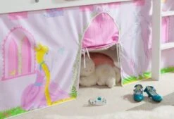 TICAA Hochbett "Prinzessin Liora" Kiefer Weiß 11 TICAA Hochbett "Prinzessin Liora" Kiefer Weiß -Mytoys Home Store 27500356 04