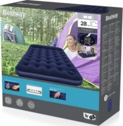 Bestway Luftbett Blue Horizon Step Mit Interner Fußpumpe Double XL/Lo 191 X 137 X 28 Cm -Mytoys Home Store 27544560 03